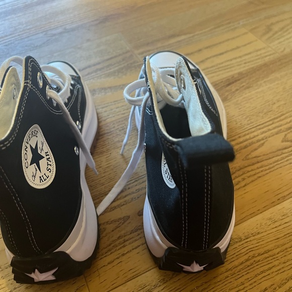 Converse Run Star Hike High Black/white- Women’s 8.5 - Picture 2 of 5